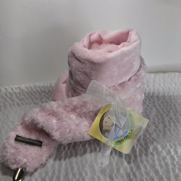 NEW Clip on Baby Blanket Stroller Shade Nursing Pink Bon Bon Rosette Secure2Me - Picture 7 of 7